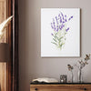 Lavender Orchids Floral Embellished Canvas Wall Art Print - 16"x20"